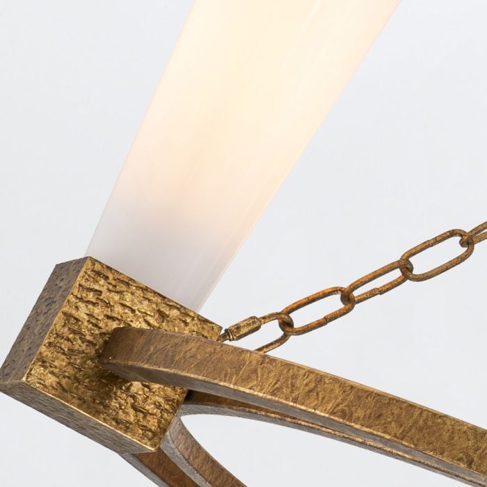 Elstead Lighting Kristy 4 Lt Chandelier - Distressed Gold