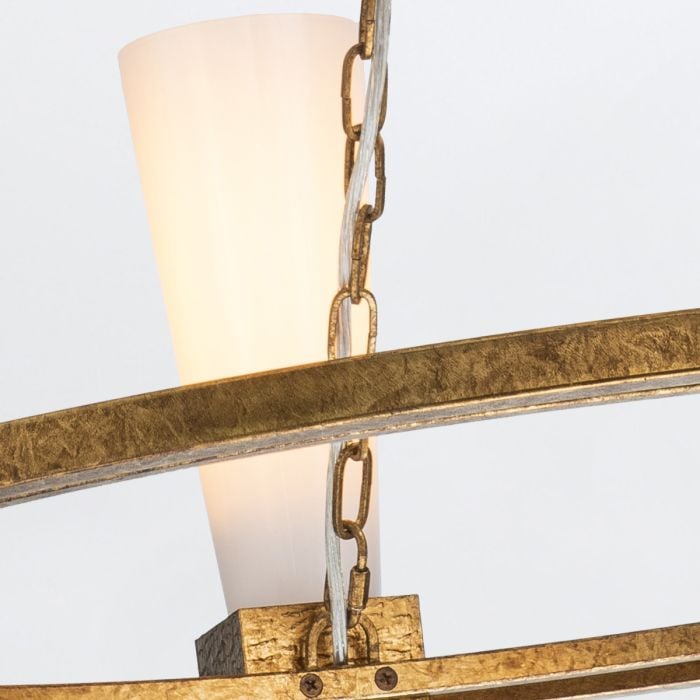 Elstead Lighting Kristy 4 Lt Chandelier - Distressed Gold