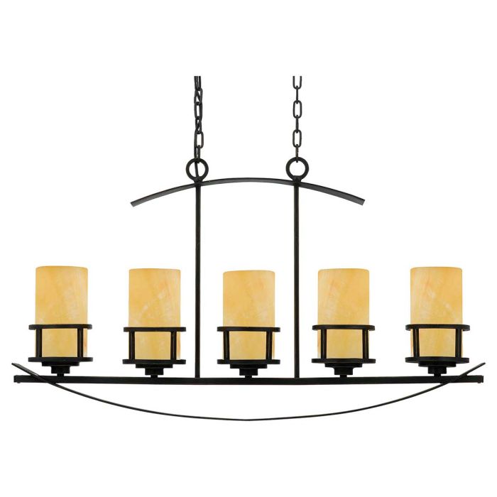 elstead lighting Kyle 5 Light Island Light - Imperial Bronze