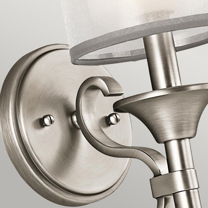 Elstead Lighting Lacey 1 Light Wall Light - Antique Pewter