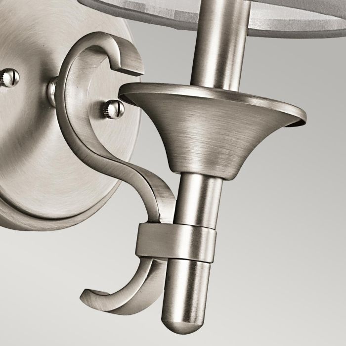 Elstead Lighting Lacey 1 Light Wall Light - Antique Pewter