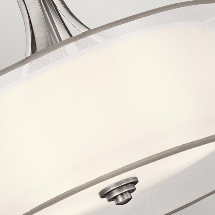 Elstead Lighting Lacey 4 Light Large Pendant - Antique Pewter