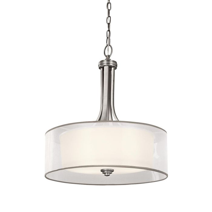 elstead lighting Lacey 4 Light Large Pendant - Antique Pewter