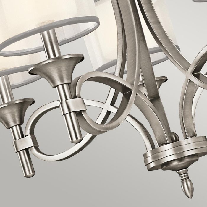 Elstead Lighting Lacey 5 Light Chandelier - Antique Pewter