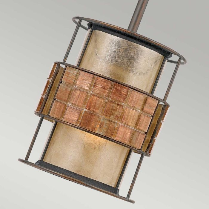 Elstead Lighting Laguna 1 Light Mini Pendant - Renaissance Copper