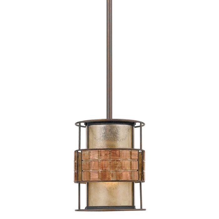 elstead lighting Laguna 1 Light Mini Pendant - Renaissance Copper