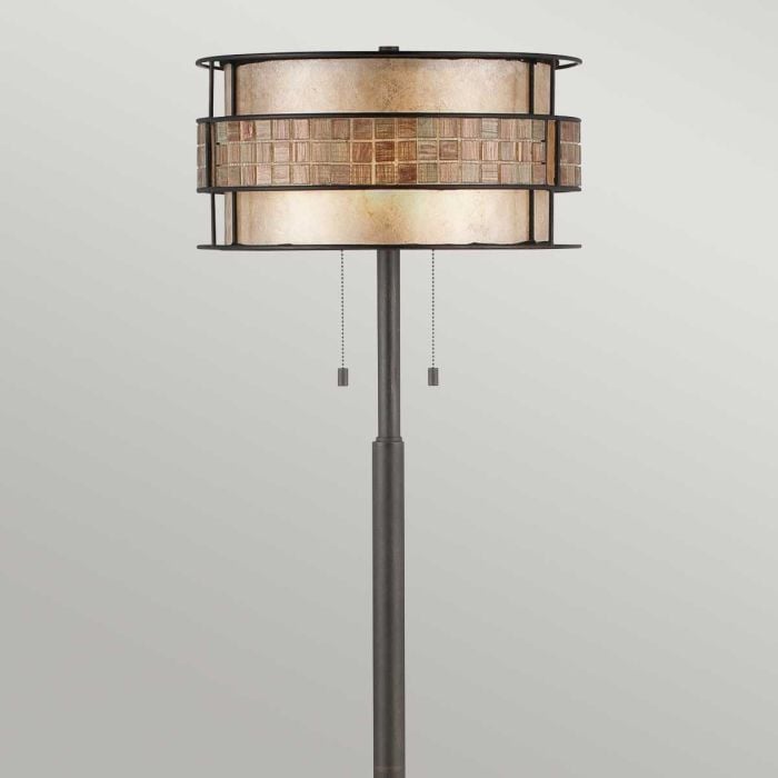 Elstead Lighting Laguna 2 Light Floor Lamp - Renaissance Copper