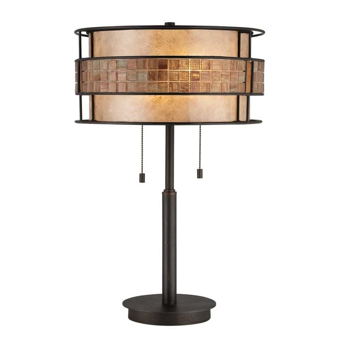 elstead lighting Laguna 2 Light Table Lamp - Renaissance Copper