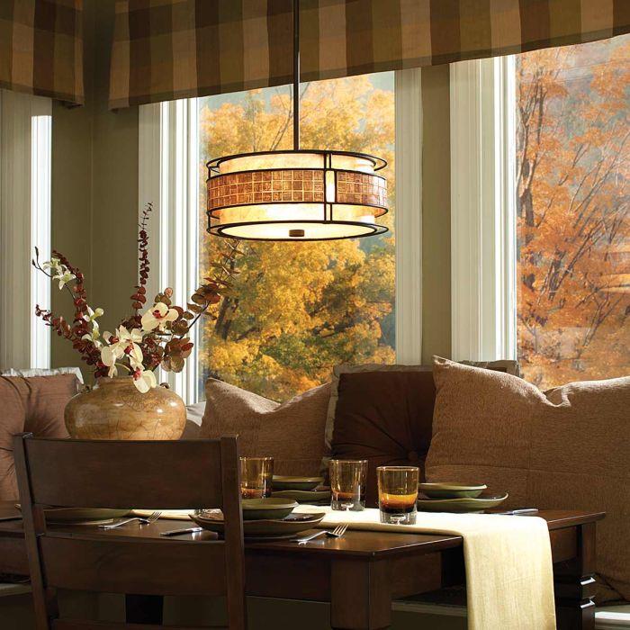 Elstead Lighting Laguna 4 Light Pendant Light - Renaissance Copper