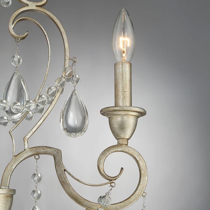 Elstead Lighting Lakeside 3 Light Mini Chandelier - Vintage Gold