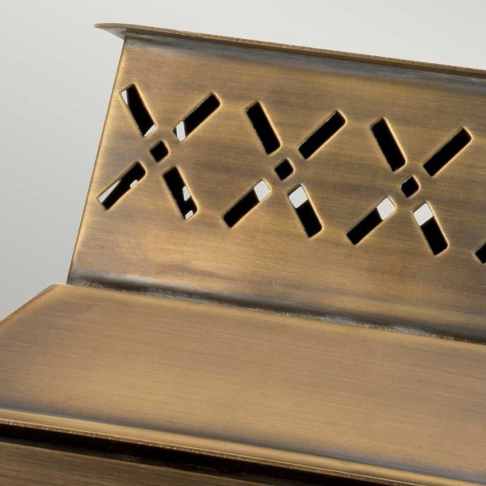 Elstead Lighting Lambeth Palace 1 Light Wall Lantern - Aged Brass