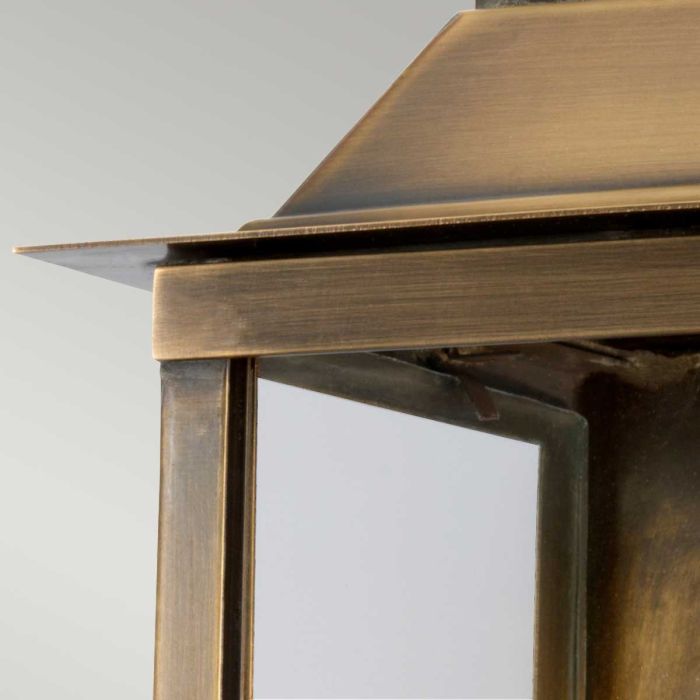 Elstead Lighting Lambeth Palace 1 Light Wall Lantern - Aged Brass