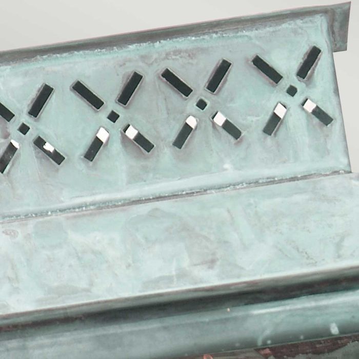 Elstead Lighting Lambeth Palace 1 Light Wall Lantern -Verdigris