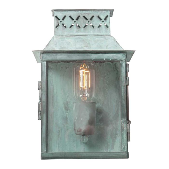 elstead lighting Lambeth Palace 1 Light Wall Lantern -Verdigris