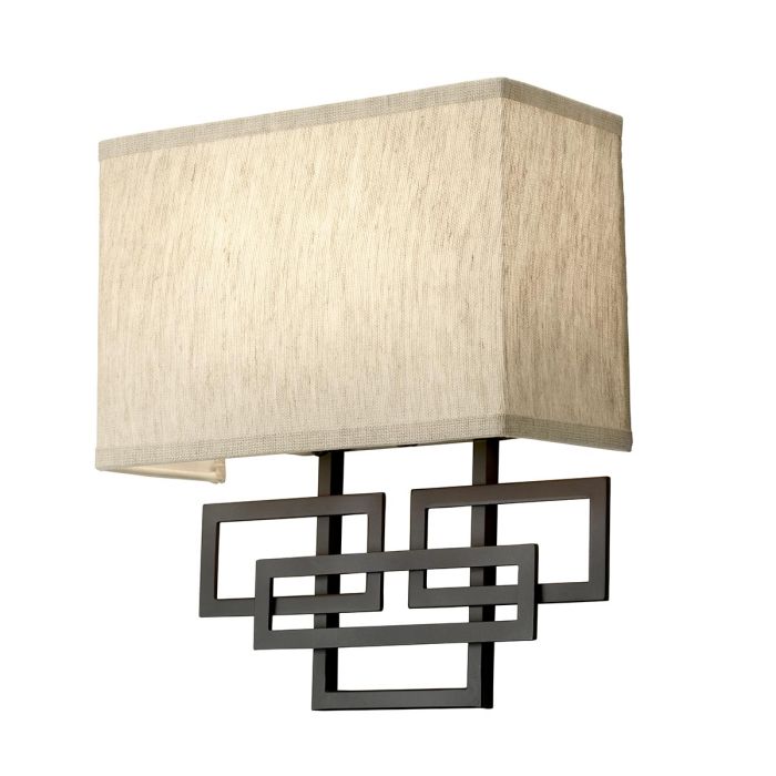 elstead lighting Lanza 2 Light Wall Light - Oil Rubbed Bronze