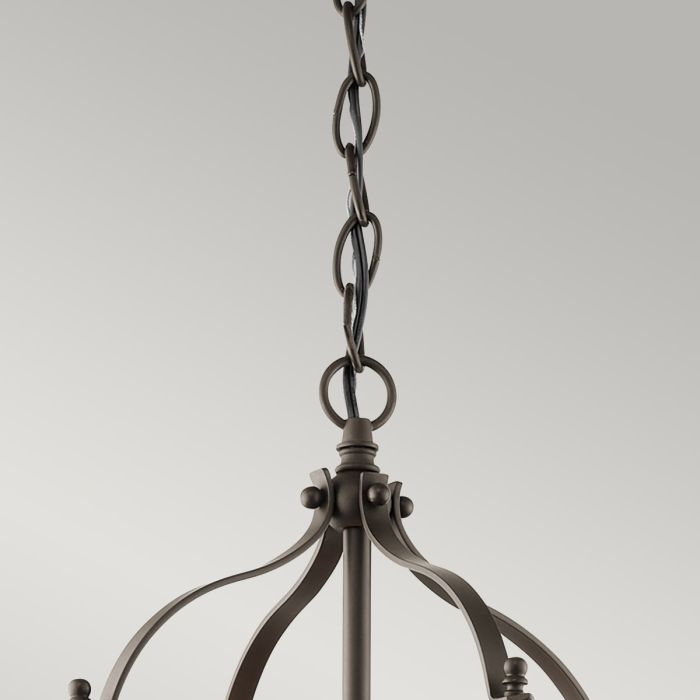 Elstead Lighting Larkin 2 Light Small Pendant - Olde Bronze