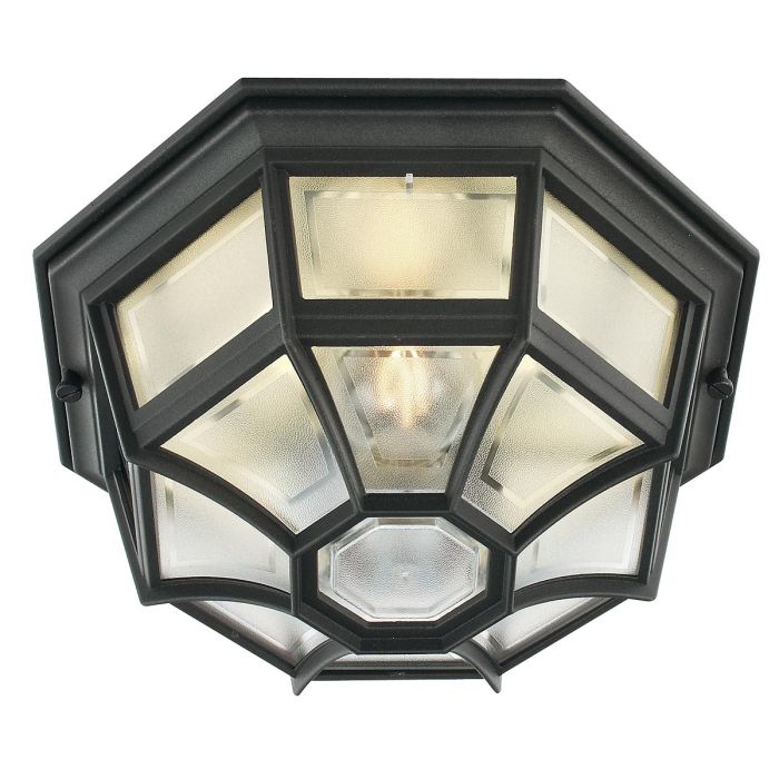 elstead lighting Latina 1 Light Ceiling Light - Black