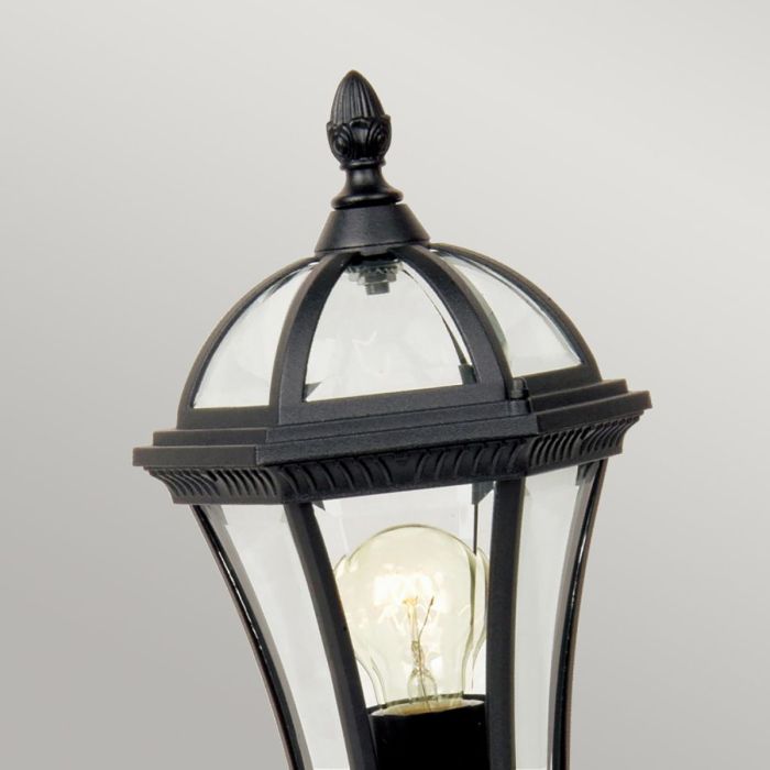 Elstead Lighting Ledbury 1 Light Pedestal Lantern - Black