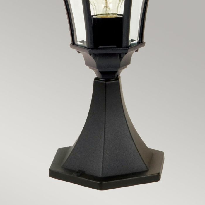 Elstead Lighting Ledbury 1 Light Pedestal Lantern - Black