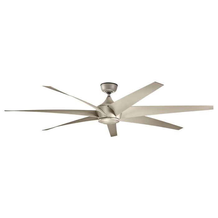 elstead lighting Lehr - 80in / 203cm Fan - Antique Satin Silver