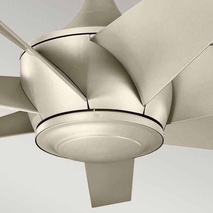 Elstead Lighting Lehr II - 54in / 137cm Fan - Antique Satin Silver