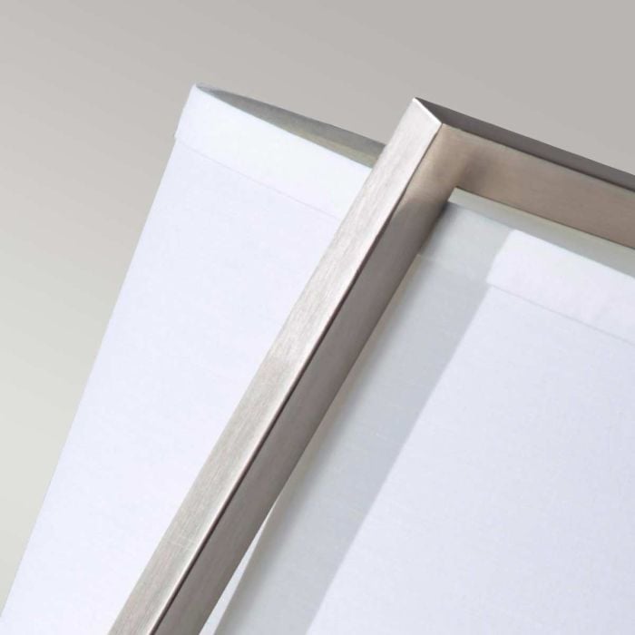 Elstead Lighting Lex 1 Light Table Lamp - Brushed Steel