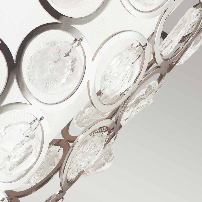 Elstead Lighting Lexi 1 Light Wall Light - Polished Nickel