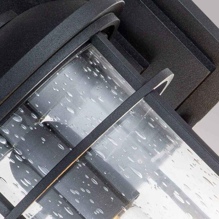 Elstead Lighting Lighthouse 1 Light Medium Wall Lantern - Textured Black