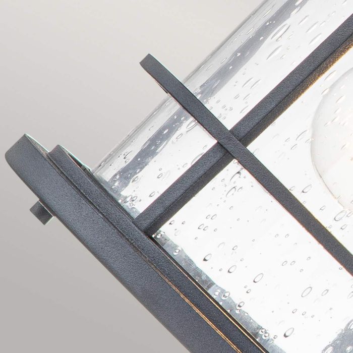 Elstead Lighting Lighthouse 1 Light Medium Wall Lantern - Textured Black