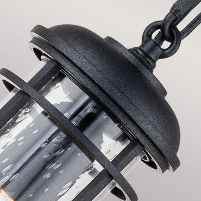 Elstead Lighting Lighthouse 1 Light Small Chain Lantern - Textured Black