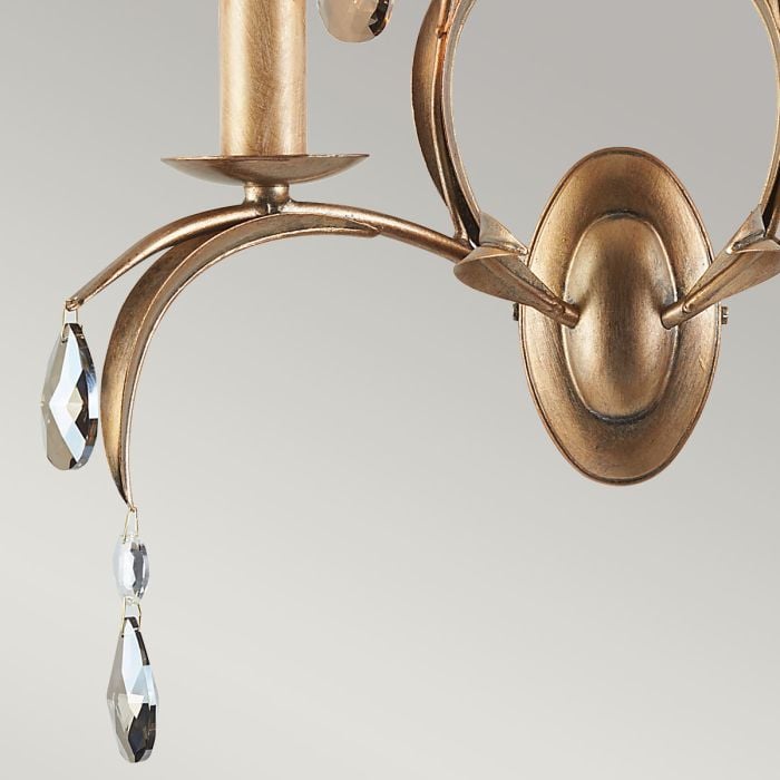 Elstead Lighting Lily 2 Light Wall Light - Bronze Patina