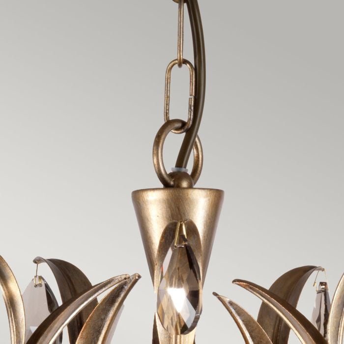 Elstead Lighting Lily 5 Light Chandelier - Bronze Patina