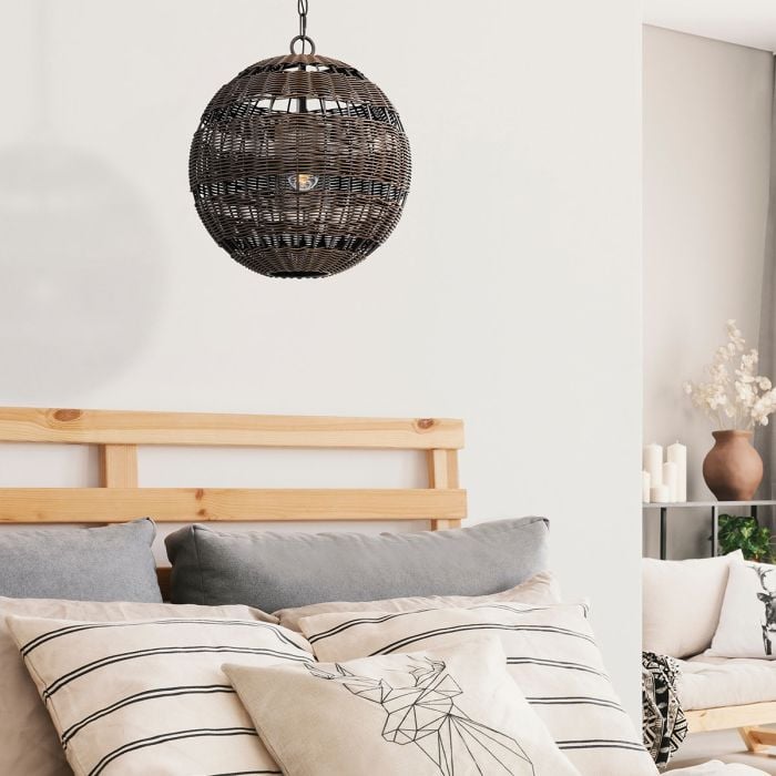 Elstead Lighting Lindendale 1 Lt Pendant - Western Bronze