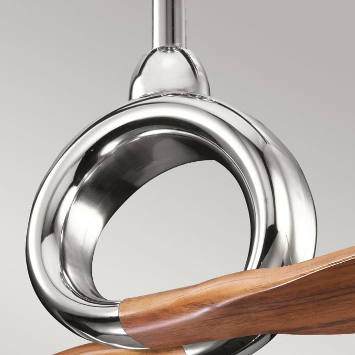 Elstead Lighting Link - 54in / 137cm Fan - Polished Nickel