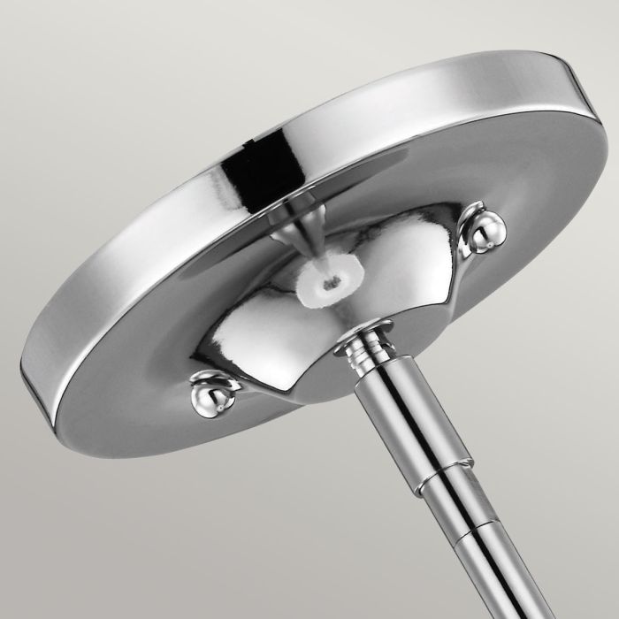 Elstead Lighting Livingston 1 Light Mini Pendant - Polished Nickel