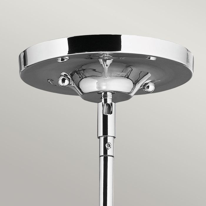 Elstead Lighting Livingston 1 Light Pendant Light - Polished Nickel