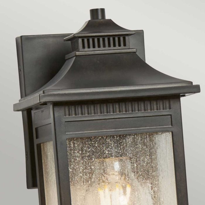 Elstead Lighting Livingston 1 Light Small Wall Lantern - Imperial Bronze