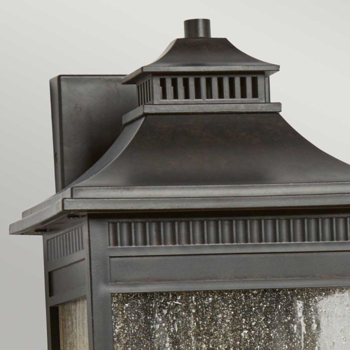 Elstead Lighting Livingston 2 Light Medium Wall Lantern - Imperial Bronze