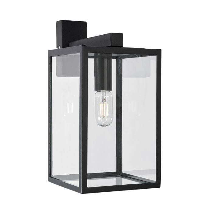 elstead lighting Lofoten 1 Light Wall Light with Arm - Black