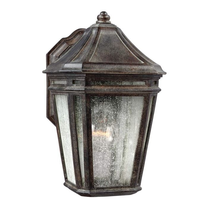 elstead lighting Londontowne 1 Light Wall Lantern - Weathered Chestnut