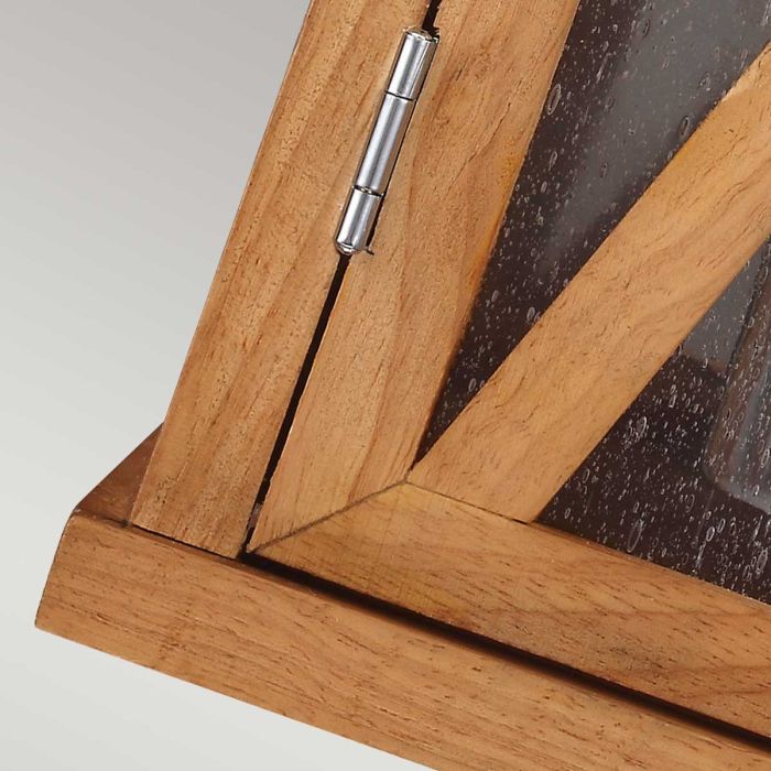 Elstead Lighting Lumiere 1 Light Wall Light - Natural Oak