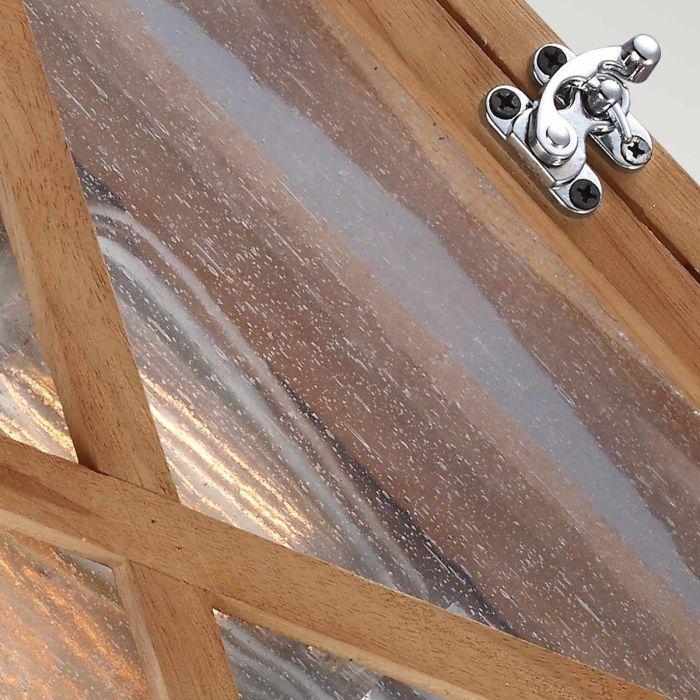 Elstead Lighting Lumiere 2 Light Wall Light - Natural Oak