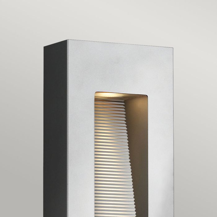 Elstead Lighting Luna Medium LED Wall Light - Titanium - Titanium