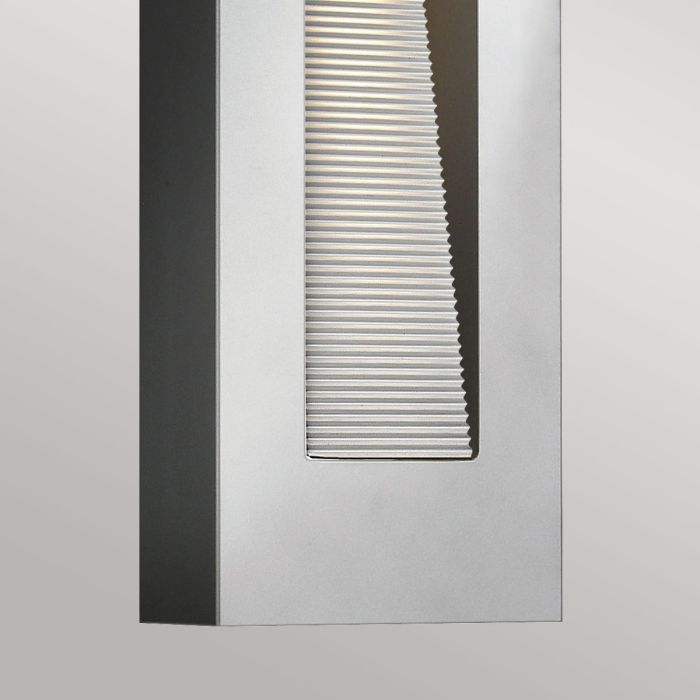 Elstead Lighting Luna Medium LED Wall Light - Titanium - Titanium