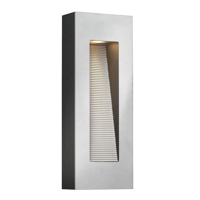 elstead lighting Luna Medium LED Wall Light - Titanium - Titanium