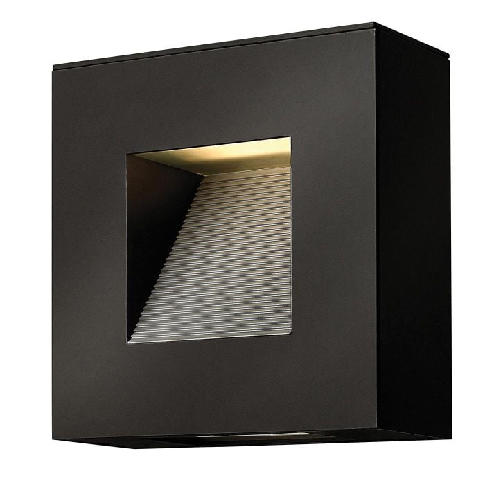 elstead lighting Luna Small LED Wall Light - Satin Black - Satin Black