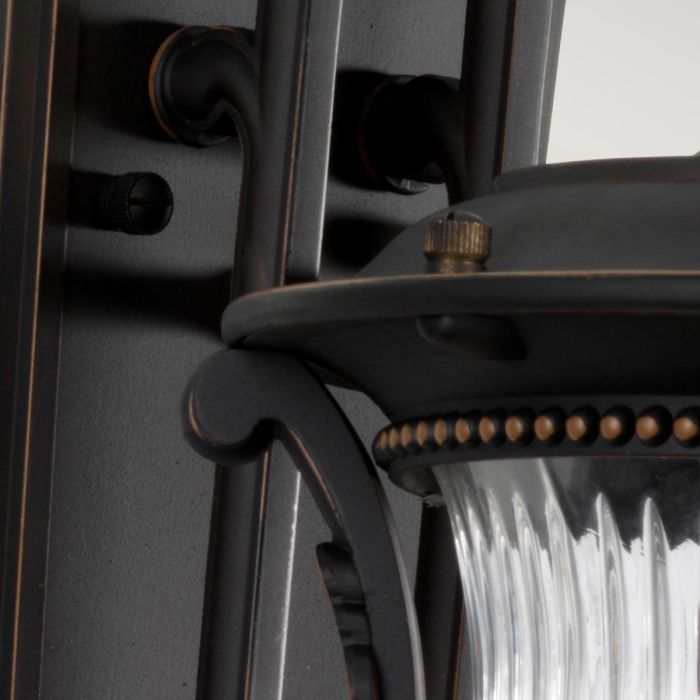 Elstead Lighting Luverne 1 Light Medium Wall Lantern - Rubbed Bronze