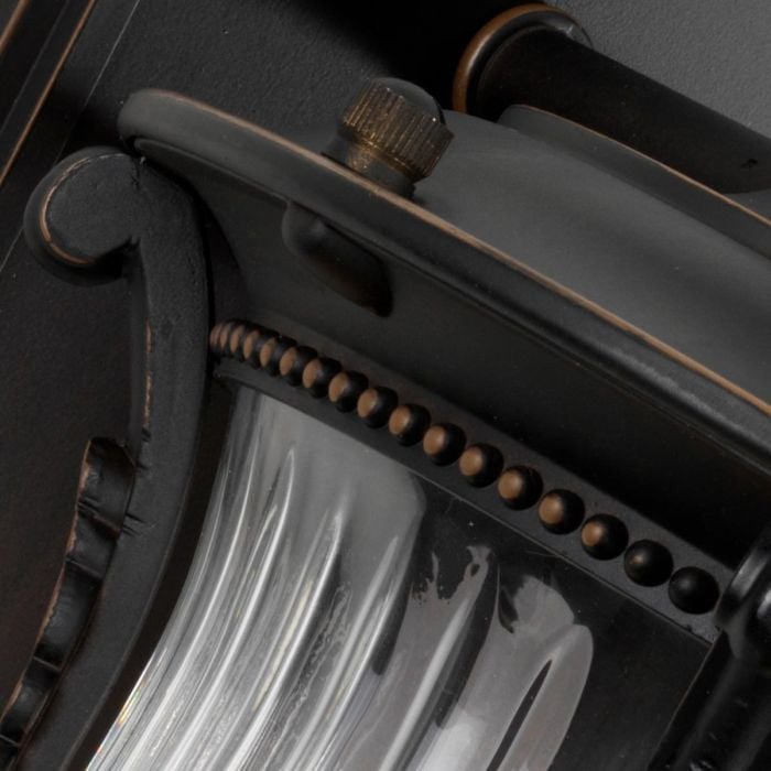 Elstead Lighting Luverne 1 Light Small Wall Lantern - Rubbed Bronze