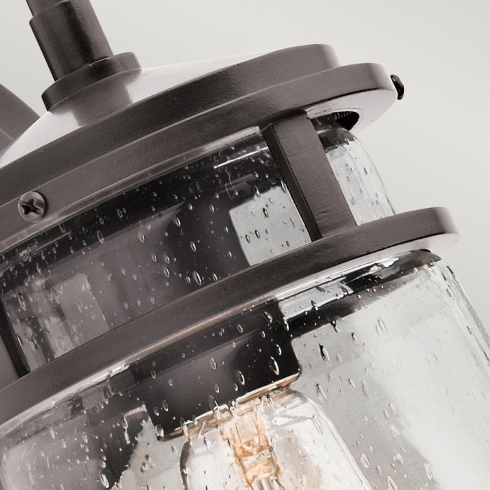 Elstead Lighting Lyndon 1 Light Medium Wall Lantern - Architectural Bronze