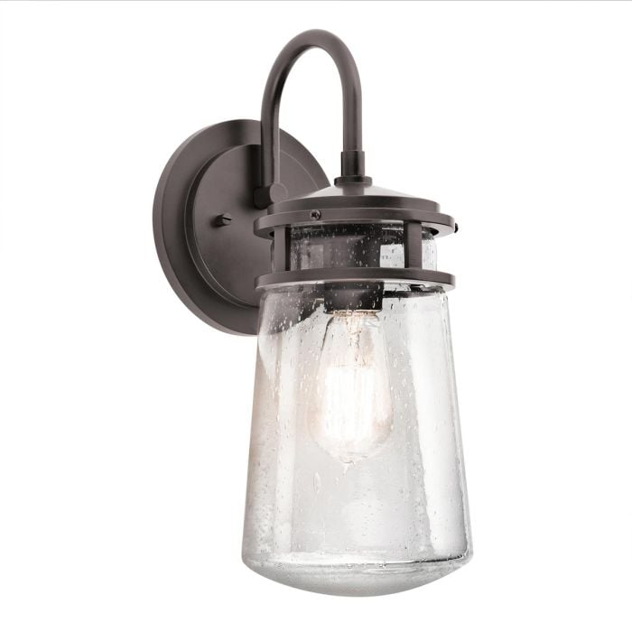 elstead lighting Lyndon 1 Light Medium Wall Lantern - Architectural Bronze